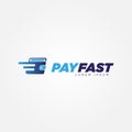 Digital Fast Payment Wallet Logo Sign Symbol Icon
