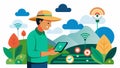 Digital field mapping can help farmers track weather patterns and soil conditions allowing them to make more informed