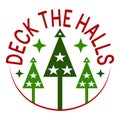 Christmas Halls SVG Design Digital Download