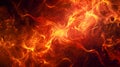 Digital Flames Abstract Texture in Fiery Tones Royalty Free Stock Photo