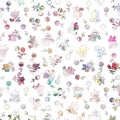 digital flower textured Abstract  background pattern Royalty Free Stock Photo