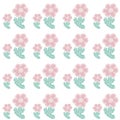 Digital flowers paper