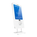 Digital food counter with sensor display realistic vector illustration