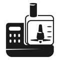 Digital food processor icon, simple style