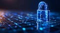 Digital Fortress: Securing Cyberspace. Concept Cyber Threats, Data Encryption, Online Privacy,