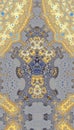 Digital fractal art `Pattern Splitter` Royalty Free Stock Photo