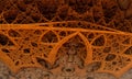 Railway Bridge - 3D Illustration - Fractal Art - Bridge Royalty Free Stock Photo
