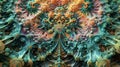 A digital fractalinspired image showcasing the beautiful repeating patterns found in particle symmetry