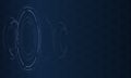 Digital futuristic user interface, HUD for app and web Royalty Free Stock Photo