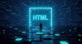Digital gateway to html coding future Royalty Free Stock Photo
