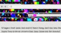 Digital Glitch Effect Corrupting a Web Browser Interface with Abstract Pixel Patterns Royalty Free Stock Photo