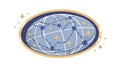 Digital Global Network Mesh Sphere, vector design Generative AI Royalty Free Stock Photo