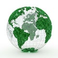 Digital globe network Royalty Free Stock Photo