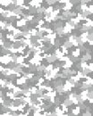 Digital gray camouflage
