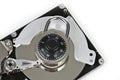 Digital hard drive and lock Royalty Free Stock Photo