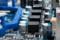 Digital hardware closeup