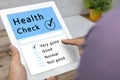 Digital Health Check Healthcare Concept Royalty Free Stock Photo