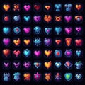 digital heart game ai generated