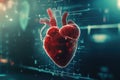 Digital Heart on Screen
