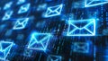 Digital High Speed Email Systems in a Virtual Network Royalty Free Stock Photo