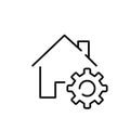 Digital home engineering. Applications or platforms, user-configurable settings for smart home environments. Vector