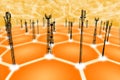 Digital honeycomb Royalty Free Stock Photo