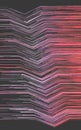 Digital horizontal red and pink lines abstract background. 3d rendering Royalty Free Stock Photo