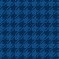 Digital hounds tooth classic blue pattern