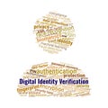 Digital Identity Verification Word Cloud