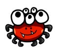 Adorable Five Eyed Red Spider