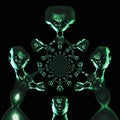 Digital Illustration of an Alien Royalty Free Stock Photo