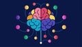 A digital illustration of a brain with colorful neurons connected in intricate patterns highlighting the connection