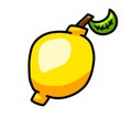 A Cartoon Yummy Lemon