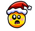 Amazed Christmas Emoticon