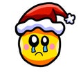 Crying Christmas Emoticon