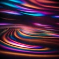 A digital illustration of colorful swirls of light. Royalty Free Stock Photo