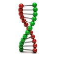 Digital illustration of DNA