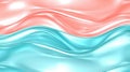 A digital illustration of a flowing, wave-like pattern in pink and blue hues. Royalty Free Stock Photo