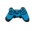 Epic Blue Game Controller Royalty Free Stock Photo