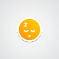 Emoji Sleeping Sticker