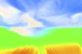 Digital Summer Landscape Background