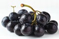 Digital image of black grape, white background, clipart style , high quality, high resolution Royalty Free Stock Photo