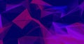 Digital image of multicolored plexus networks moving against blue background Royalty Free Stock Photo