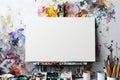 Digital image of plain white cotton watercolor paper , high quality, high resolution Royalty Free Stock Photo