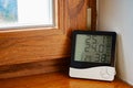 Digital indoor temperature and humidity sensor. Home weather station