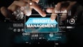 Digital Insight Management tools for business analysis, data visualization, strategy development, and performance Royalty Free Stock Photo