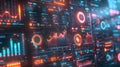 Digital interface with AI-powered predictive analyst.