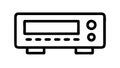 Digital Interface Icon: Screen Control Panel Symbol Vector, vector design Generative AI Royalty Free Stock Photo