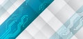 Digital internet communication on blue background. Wide Cyber security internet and networking concept. Hi-tech vector