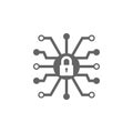 Digital, ÃÂ°nternet security icon. Element of internet security icon. Premium quality graphic design icon. Signs and symbols Royalty Free Stock Photo